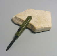 Coltello a scatto frontale Cm.20,50 Mod.Nato/21Dtn - Stiletto automatico