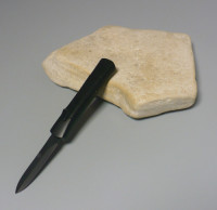 Coltello a scatto frontale Cm.21 Mod.Concord black hawk/21Dtn - Stiletto automatico