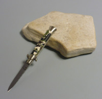 Vintage / Coltello a scatto Cm.20,50 Polimero mimeti camo